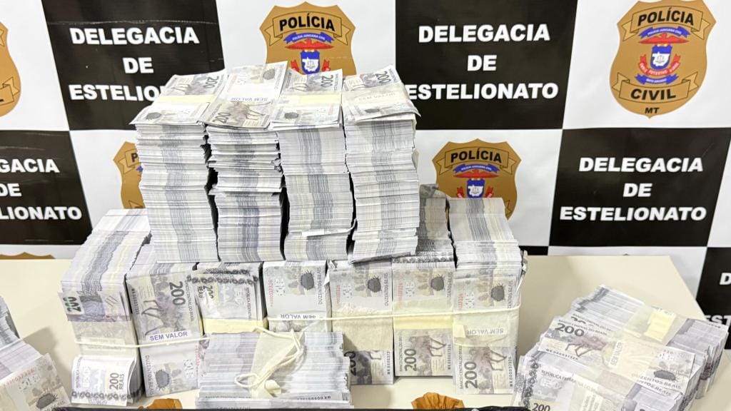 Polícia Civil incinera mala com R$ 10 milhões em notas falsas em Cuiabá; empresário perde R$ 400 mil