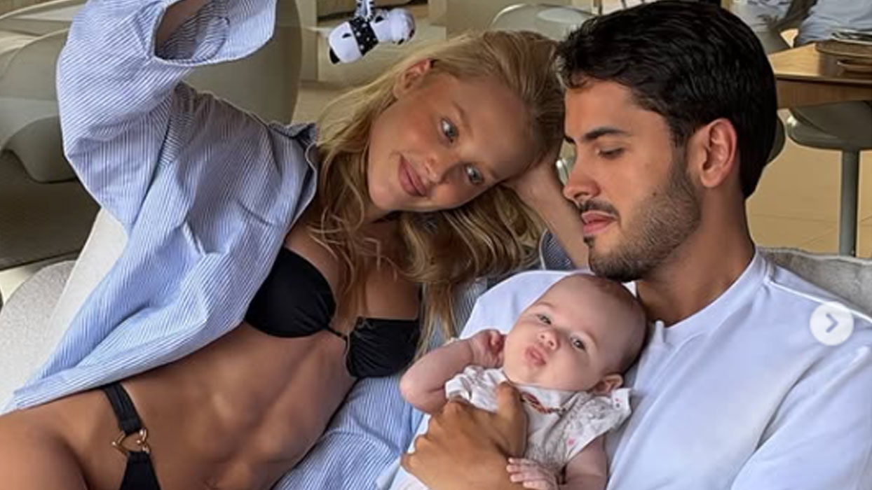 Malu Borges exibe barriga definida três meses após dar à luz à segunda filha